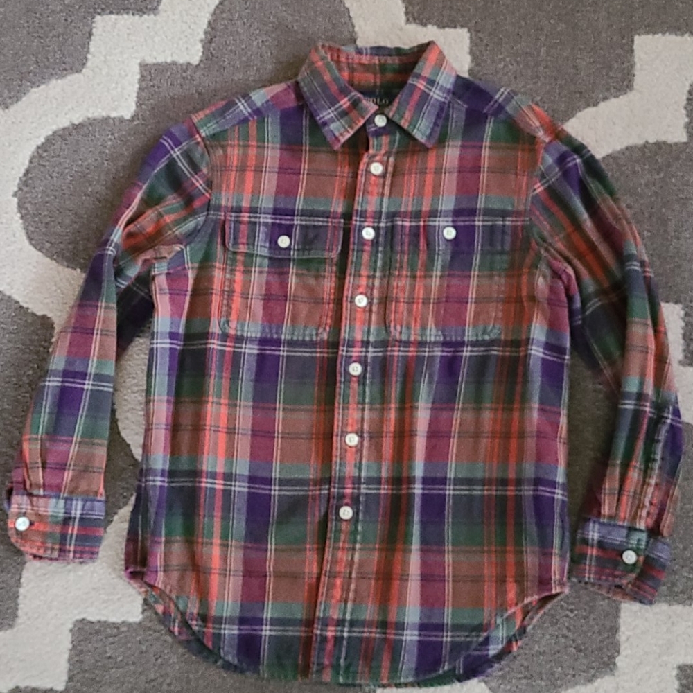 Polo boys size S(8) button down